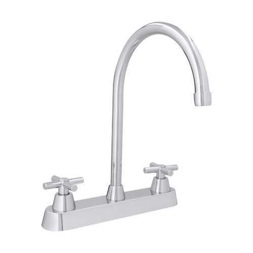 Mezcladora de 8" para cocina con manerales de cruceta - 318MC