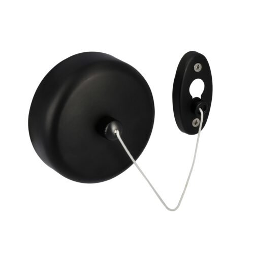 Tendedero retráctil negro mate - 3325.2