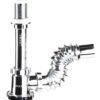 Céspol flexible con bote chico y rejilla de acero inoxidable - 3721