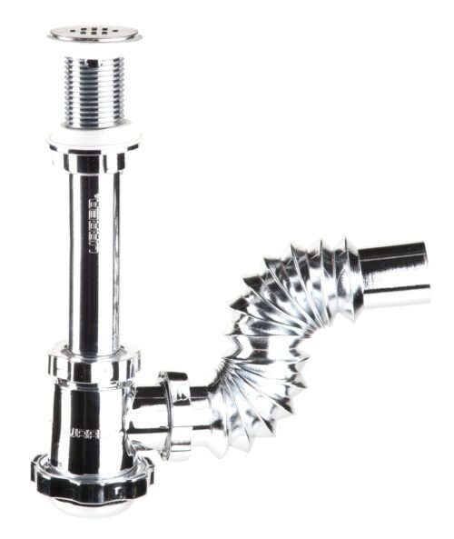 Céspol flexible con bote chico y rejilla de acero inoxidable - 3721