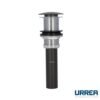 Contra tipo push sin rebosadero, acabado brushed metal black - 3827.6