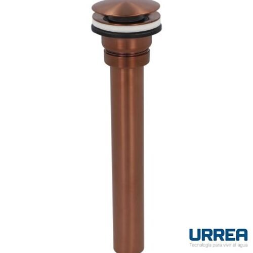 3829.8 Contra inox tipo push sin rebosadero, acabado bronce - 3829.8