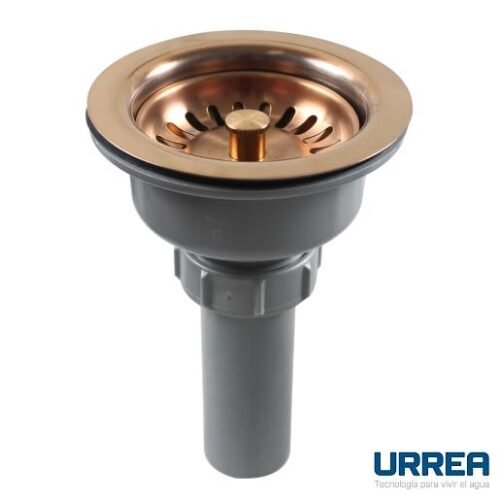 Contracanasta clásica de acero inox rose gold - 3834.7