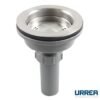 3835 Contracanasta minimalista de acero inox - 3835