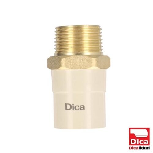 Adaptador macho con inserto de latón - 404CPVC03.19