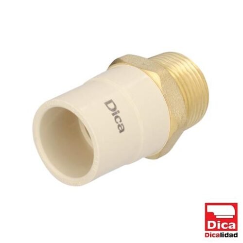 Adaptador macho con inserto de latón - 404CPVC03.19