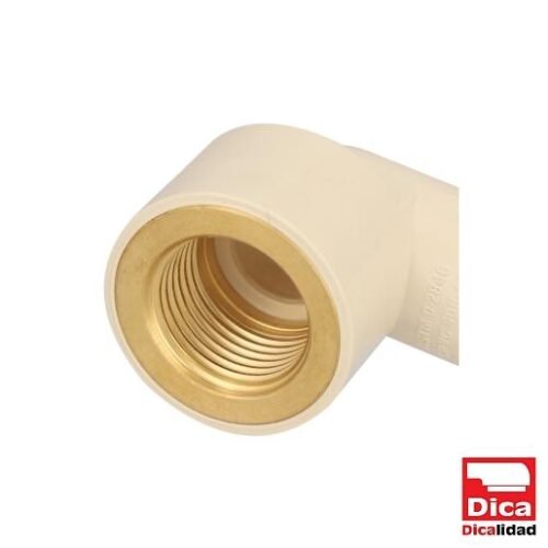 Codo 90° con inserto de latón - 40690CPVC03.13