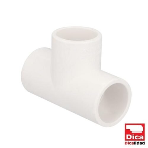 Tee De Pvc Hid Ced-40, 1/2", Dica - 412PVC.13