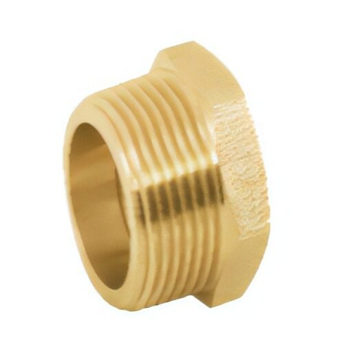 Reducción bushing de latón 1" x 3/4" - 421G.2519