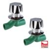 JUEGO DE 2 LLAVES DE EMPOTRAR DE PPR C/MANERALES 1/2" (20 mm) - 4652PPR.20