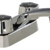 Mezcladora de 4" para lavabo con manerales QUEEN - 46Q