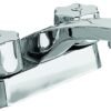 Mezcladora de 4" para lavabo con manerales QUEEN - 46QC