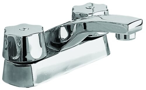 Mezcladora de 4" para lavabo con manerales QUEEN - 46QC