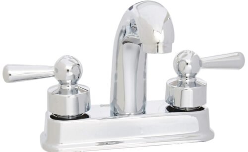 Mezcladora de 4" para lavabo con manerales de palanca NIZA - 50PN