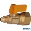 Válvula flare recta 125 PSI 1/2" x 5/16" - 555G.1308