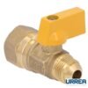 Válvula flare recta 125 PSI 1/2" x 3/8" - 555G.1310