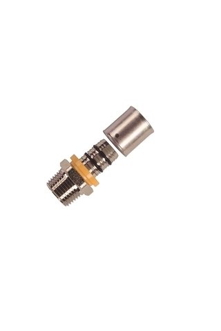 704RGAS.1013 Conector reducción rosca macho GAS de 3/8" x 1/2" - 704RGAS.1013
