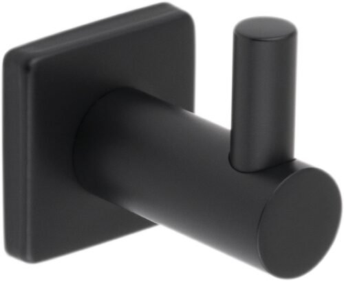 Gancho sencillo negro mate - 705CL.06.2