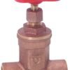 Válvula de compuerta soldable de bronce de 3/4" - 722.19