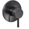 Monomando sencillo para regadera o tina INOX® Negro - 9037INOX.2