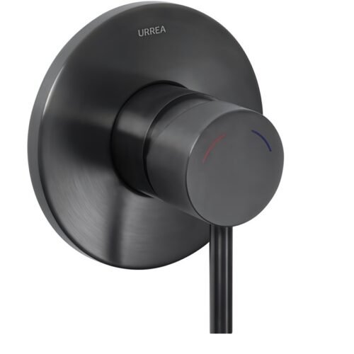 Monomando sencillo para regadera o tina INOX® Negro - 9037INOX.2