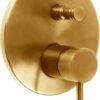 Monomando con desviador para regadera y/o tina INOX® Oro - 9038INOX.5