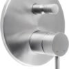 Monomando con desviador para regadera y/o tina INOX® Satin - 9038INOX.9