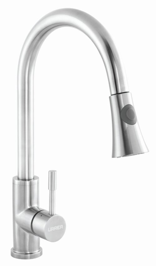9432INOX Monomando para cocina con nariz retráctil INOX® - 9432INOX