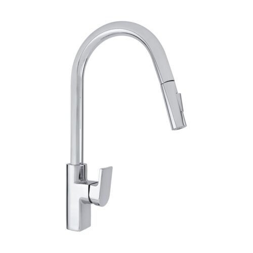 Monomando para cocina de nariz retráctil y 2 funciones JYM - 9445JM