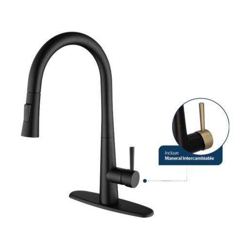 Monomando para cocina con nariz retráctil y 2 funciones - 9493.2