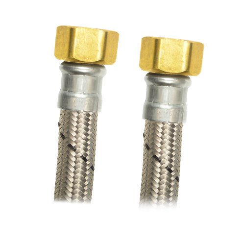 Manguera boiler acero inox, 3/4" x 3/4", 60cm - AB-A60