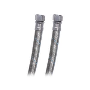 Manguera boiler, acero, 1/2" x 1/2", 80cm - AB-C80