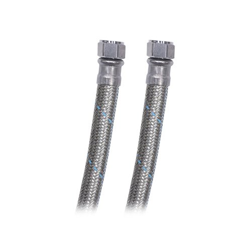Manguera boiler, acero, 1/2" x 1/2", 80cm - AB-C80