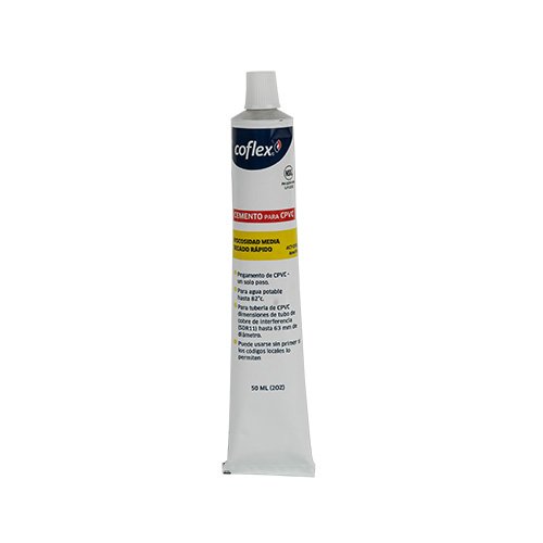 Cemento solvente amarillo 50ml para CPVC - ACT-C050