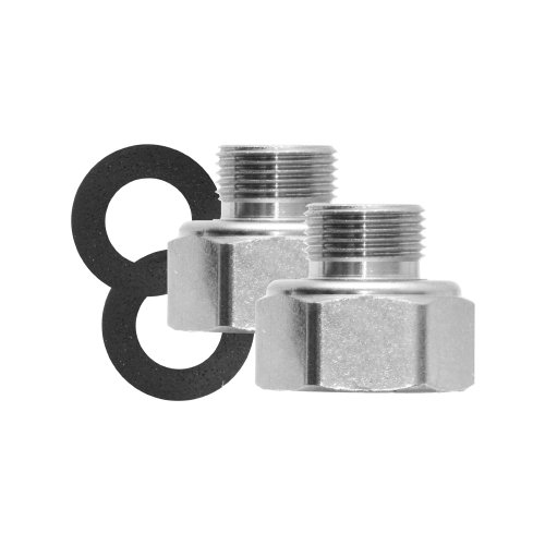 Adaptador niquelado 3/8" COMP. x 1/2" FNPT - AD-6C8F