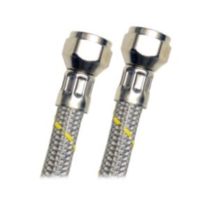 Manguera p/gas acero inox, 3/8" x 3/8", 500cm - AG-B500