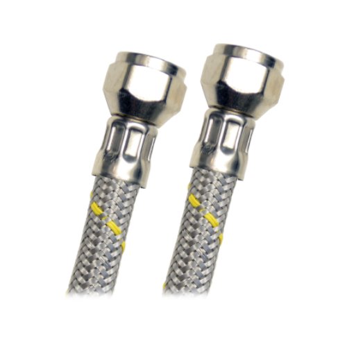 Manguera p/gas acero inox, 3/8" x 3/8", 300cm - AG-B300