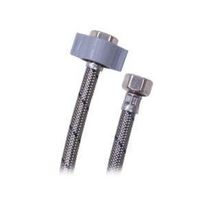 Manguera lavabo/fregadero, acero premium, 1/2" x 1/2", 55cm - AL2-A55