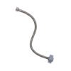 Paq. 6 manguera lavabo/fregadero, acero premium, 1/2" x 1/2", 55cm - AL-A55-PP