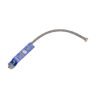 Paq. 6 manguera lavabo/fregadero, acero premium, 1/2" x 1/2", 55cm - AL-A55-PP