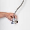 Paq. 6 manguera lavabo/fregadero, acero premium, 1/2" x 1/2", 55cm - AL-A55-PP