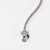 Paq. 6 manguera lavabo/fregadero, acero premium, 1/2" x 1/2", 55cm - AL-A55-PP