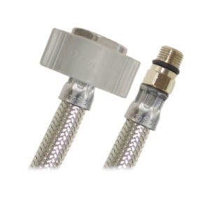 Manguera monomando acero premium, 1/2" x m10 80cm - AL-M80