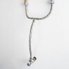 Manguera lavabo/fregadero, acero premium, 1/2" x 1/2" x 1/2", 55cm - AL-T55-5
