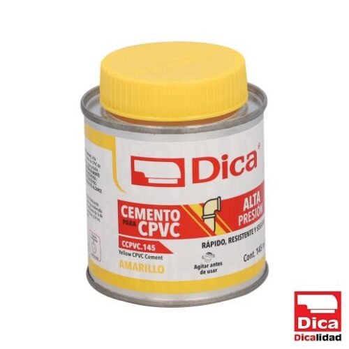 Cemento Amarillo P/ Cpvc Lata 145Ml - CCPVC.145
