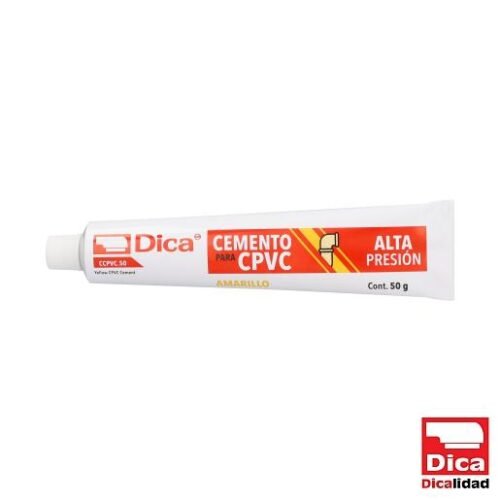 CCPVC.50-2 Cemento Amarillo P/ Cpvc Tubo 50Ml - CCPVC.50