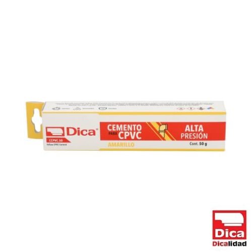 CCPVC.50 Cemento Amarillo P/ Cpvc Tubo 50Ml - CCPVC.50