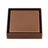 COLADERA CUADRADA REJILLA ROSE GOLD - CCRINOX.39