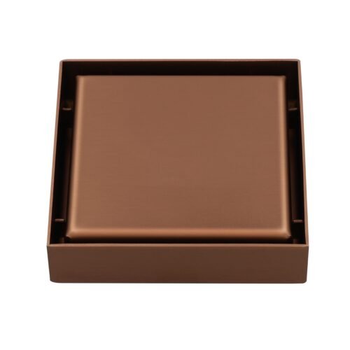 COLADERA CUADRADA REJILLA ROSE GOLD - CCRINOX.39