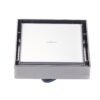 CCRINOX.40 COLADERA CUADRADA REJILLA MIRROR - CCRINOX.40